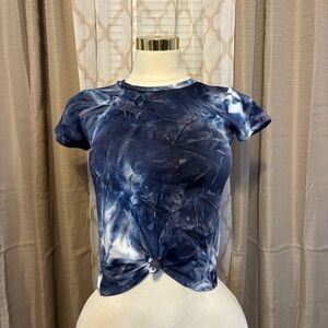 Tie-Dye Blue Women's Top